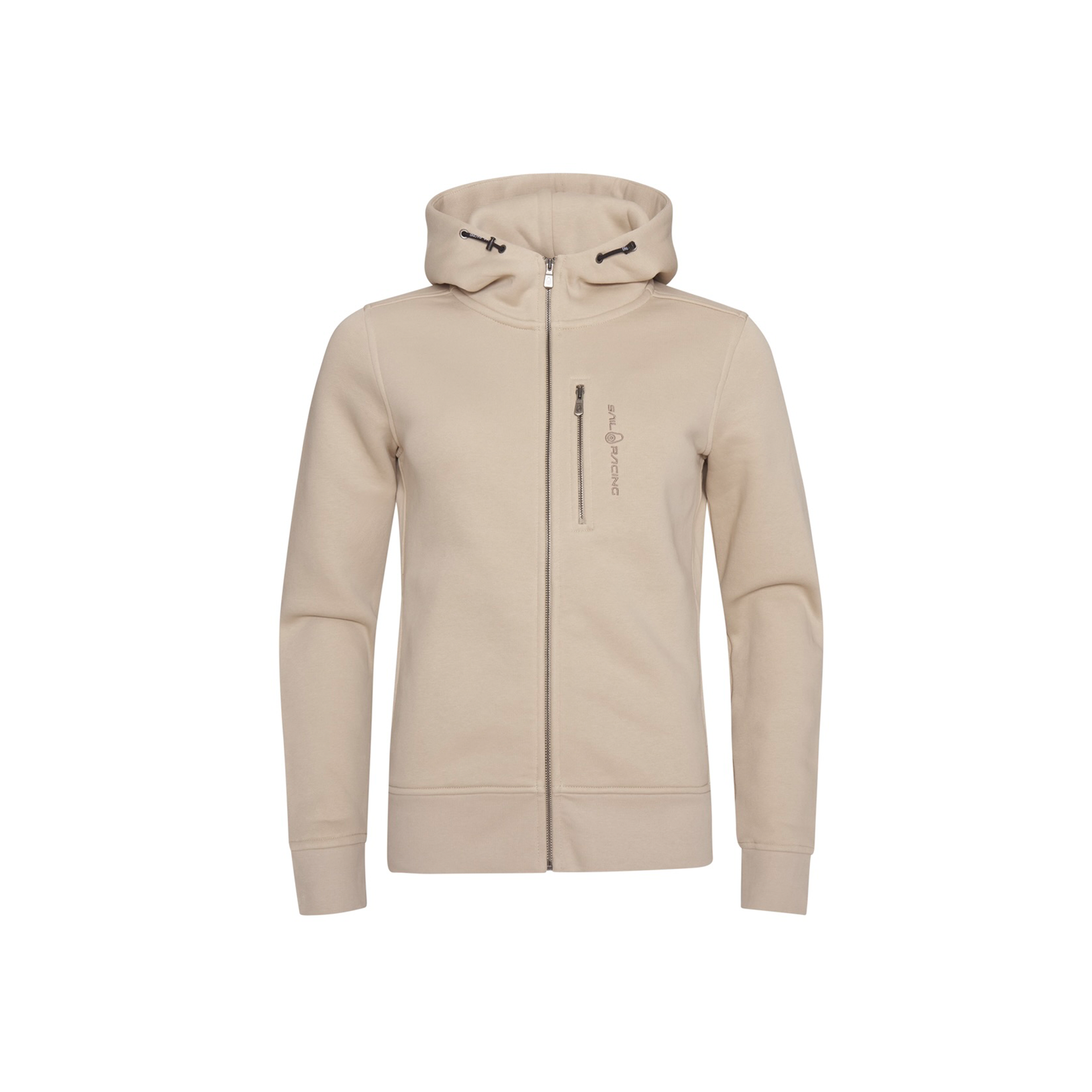 W Gale Zip Hood - Beige