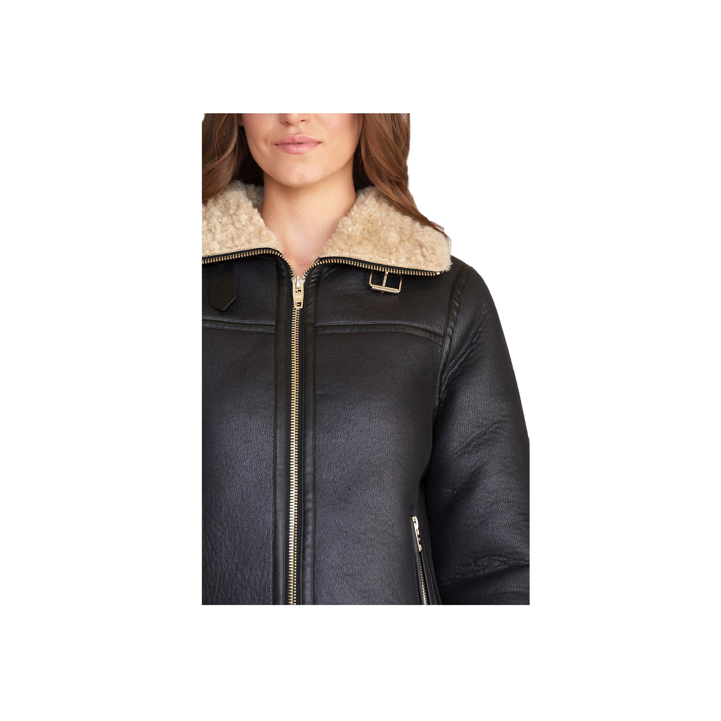 Belle Aviator Jacket - Black