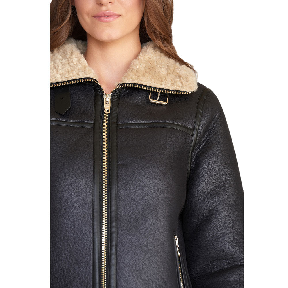 Belle Aviator Jacket - Black