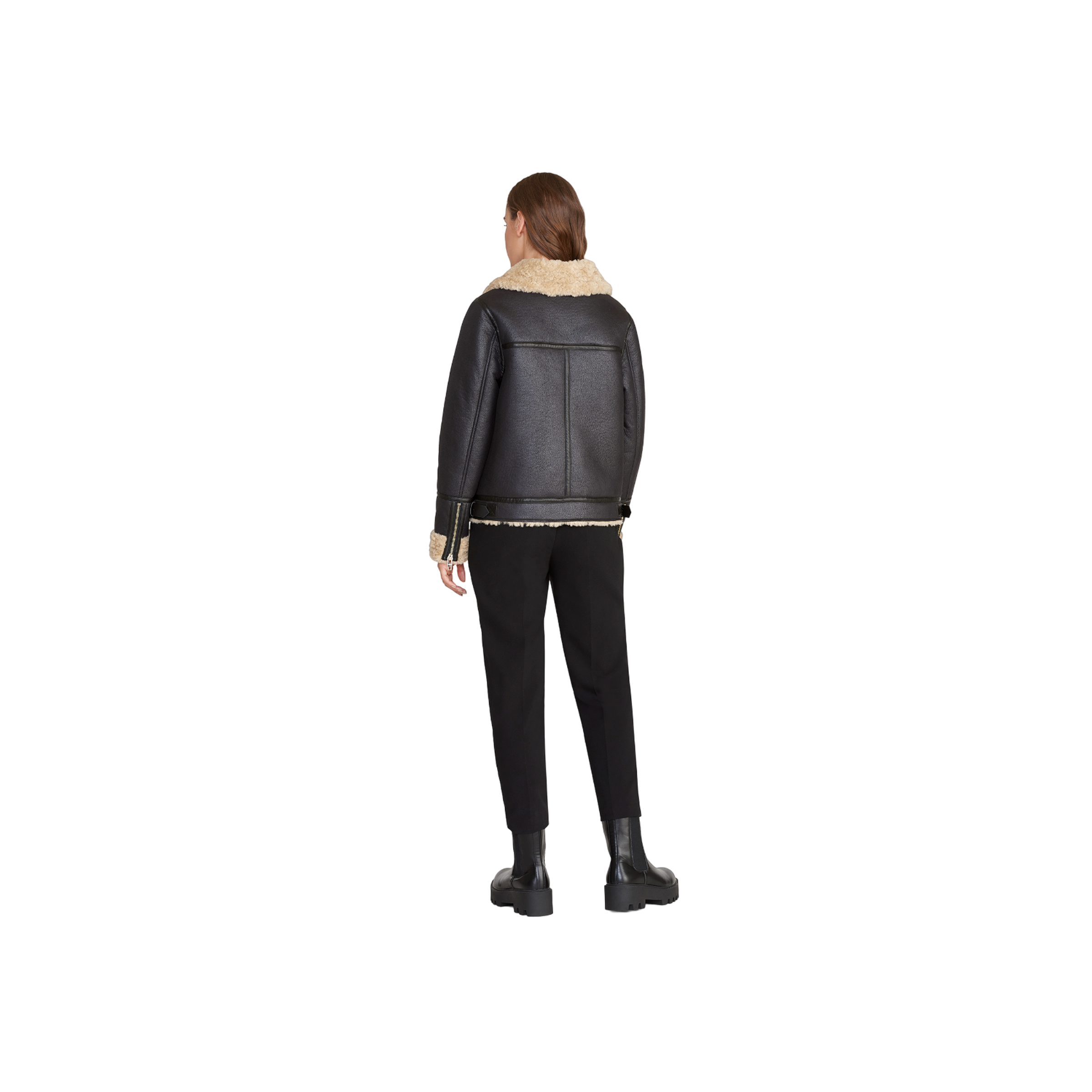 Belle Aviator Jacket - Black