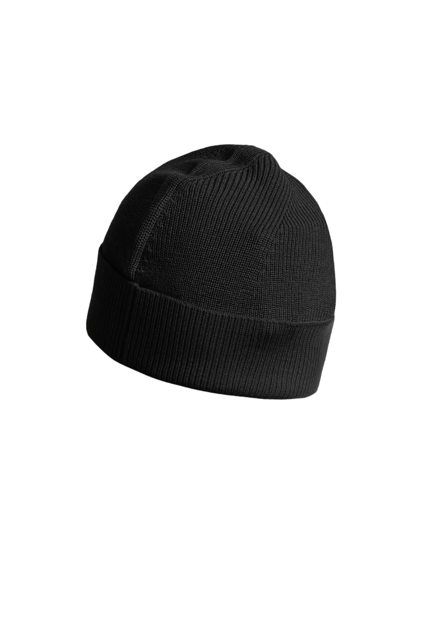 Basic Hat Knitted Beanie - Black