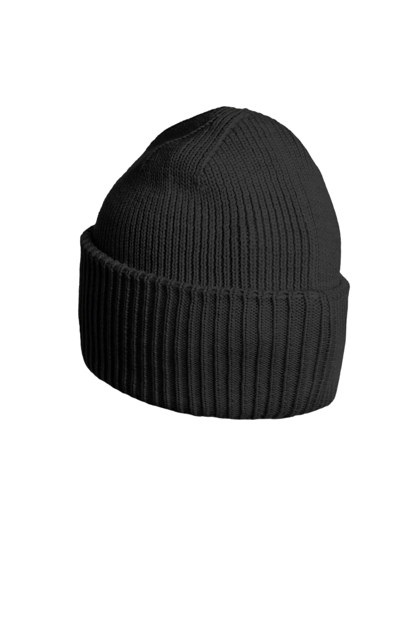 Street Hat Knitted Beanie - Black