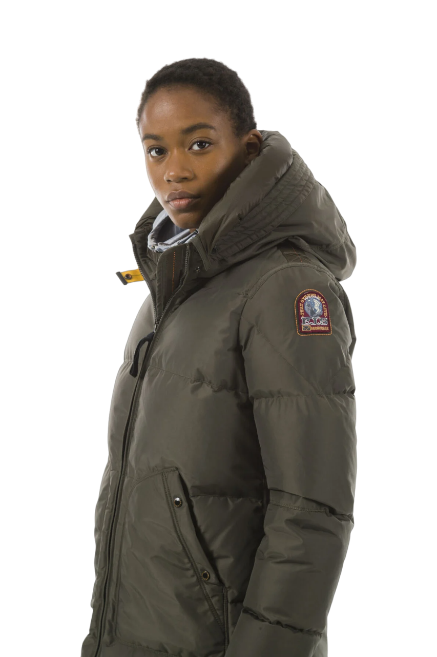 L.B. Core Hooded Down Coat - Green