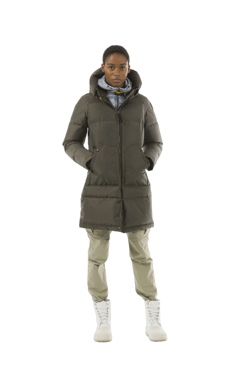 L.B. Core Hooded Down Coat - Green