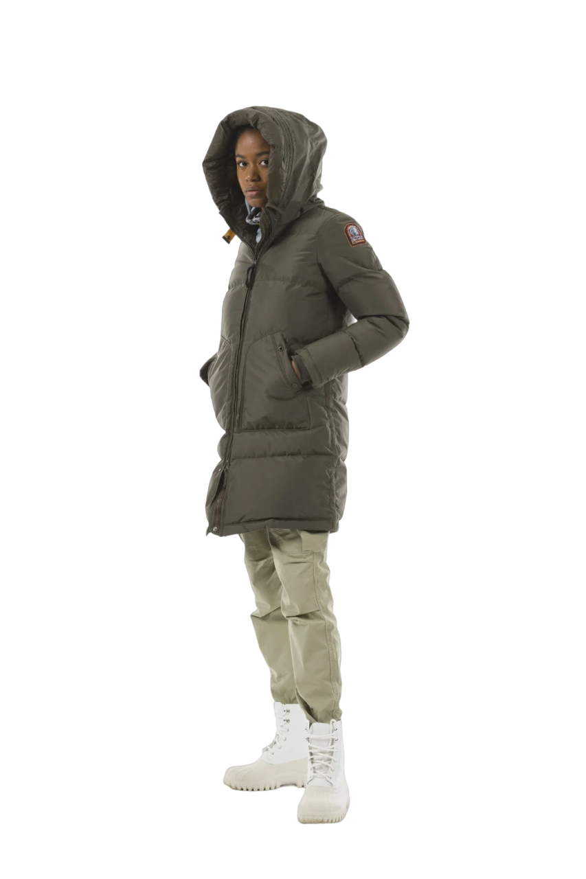 L.B. Core Hooded Down Coat - Green