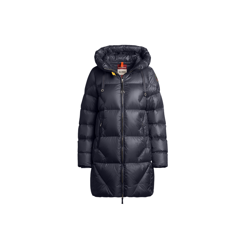 Janet Hooded Down Jacket - Navy
