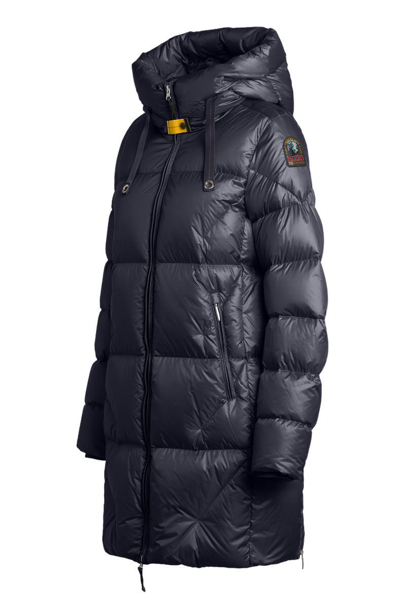 Janet Hooded Down Jacket - Navy