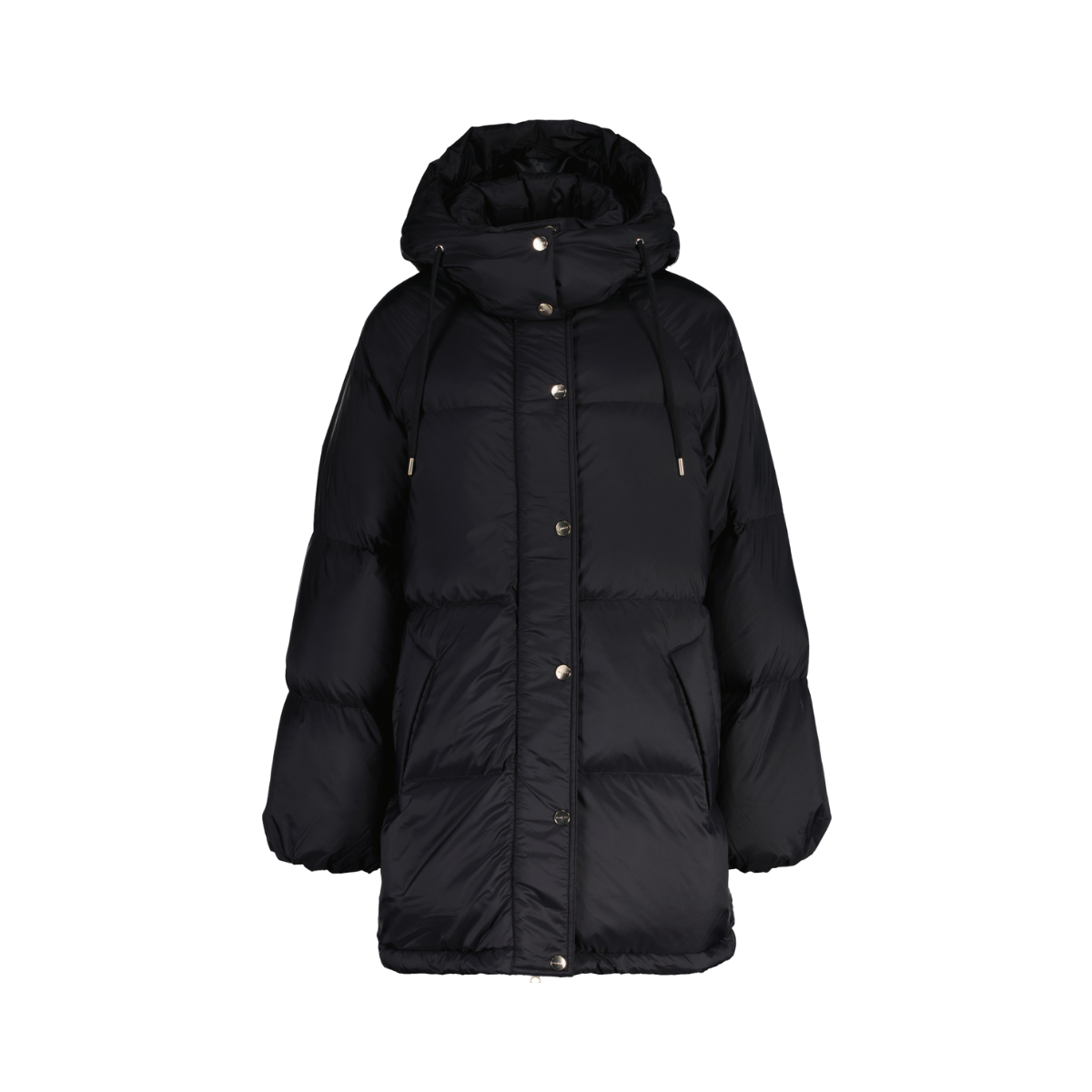 Mid Length Down Jacket - Black