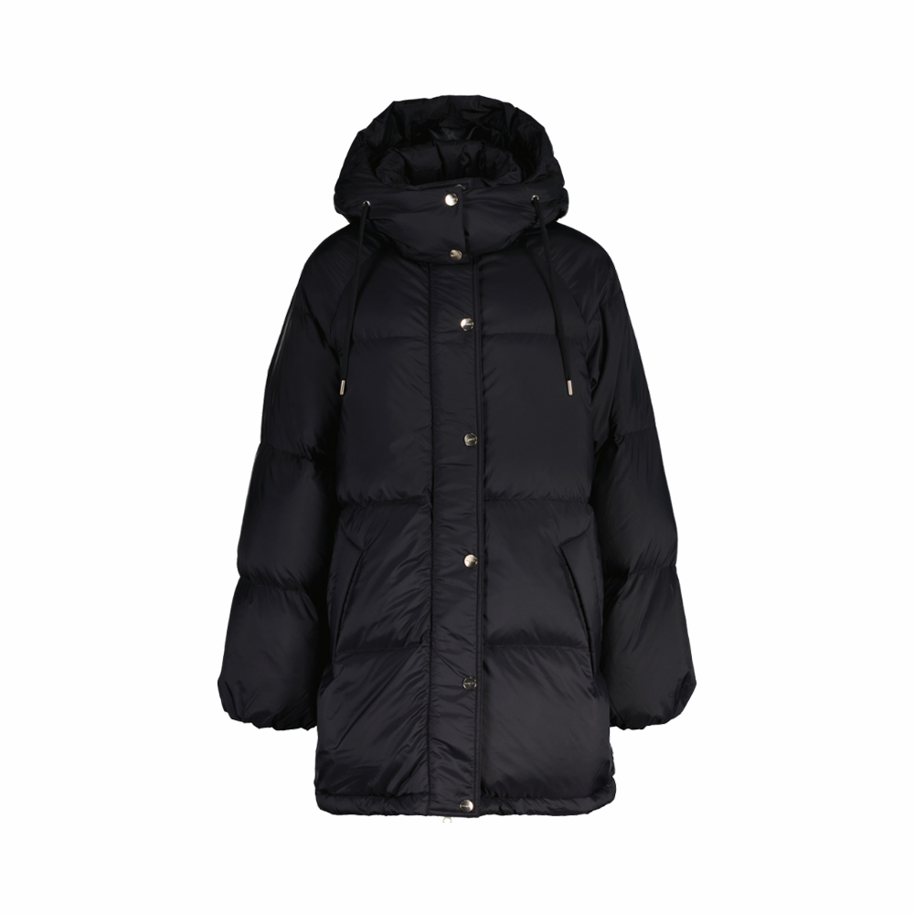 Mid Length Down Jacket - Black