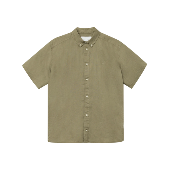 Kris Linen SS Shirt - Green