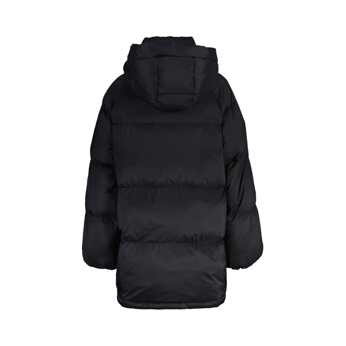 Mid Length Down Jacket - Black