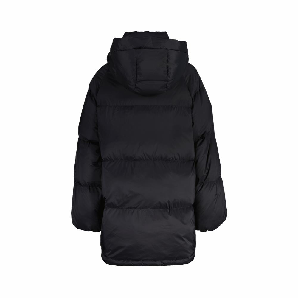 Mid Length Down Jacket - Black