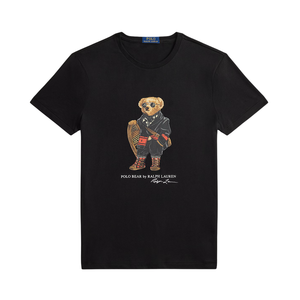 Short Sleeve T-Shirt - Polo Black Holiday Bear