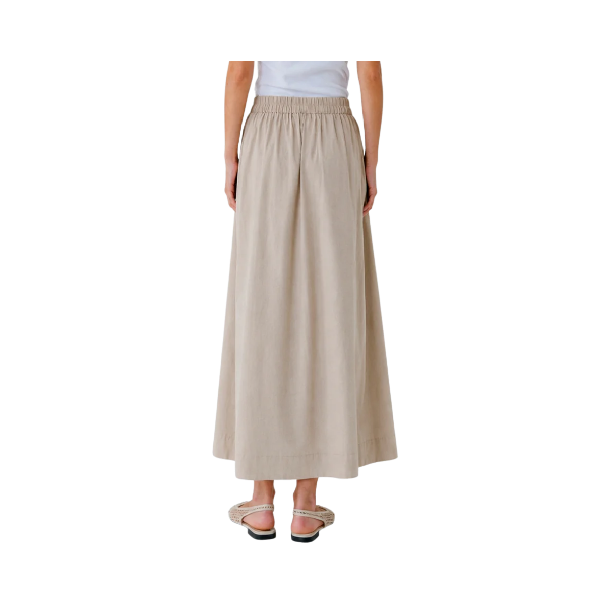 Lesta Maxi Skirt - Beige