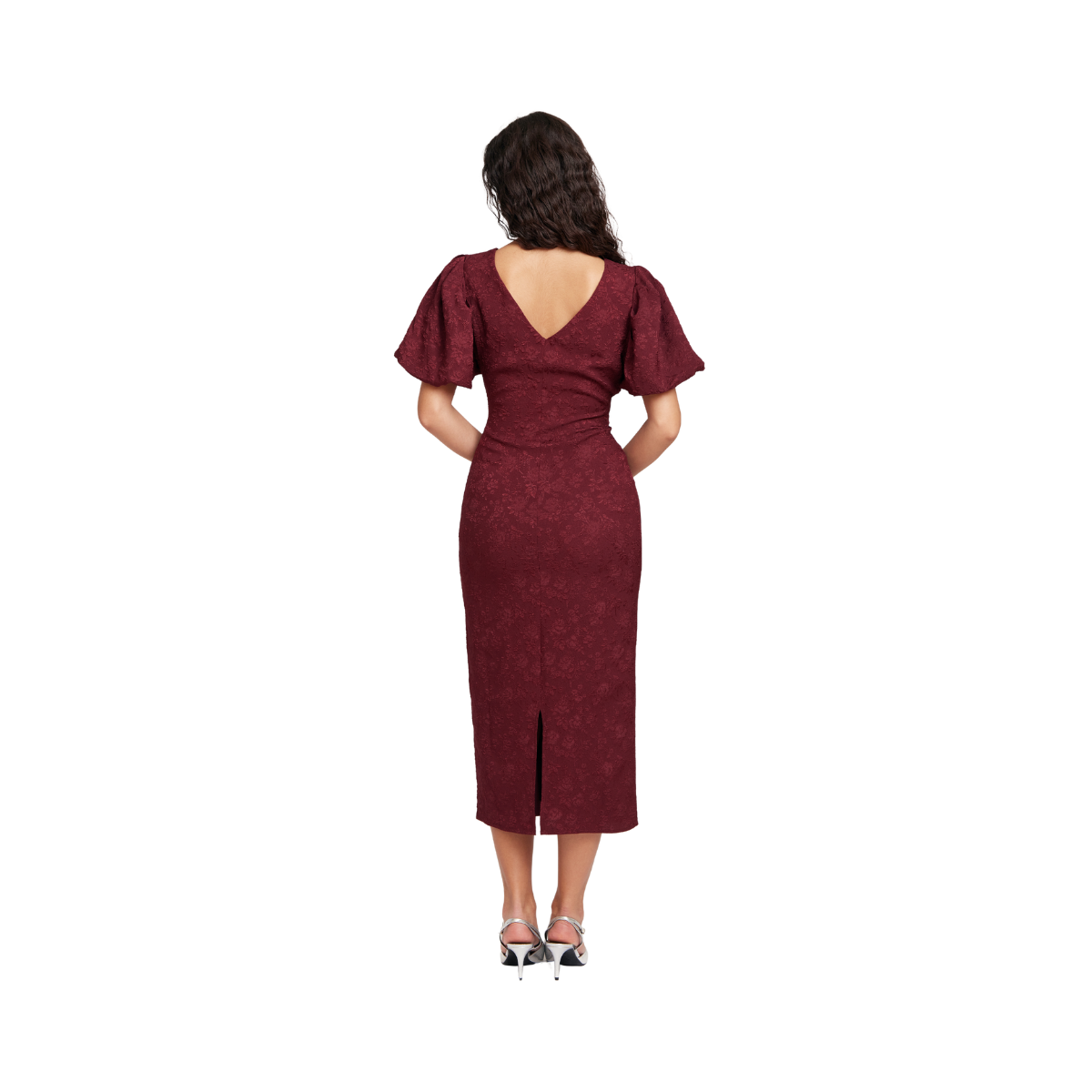 Liz Long Dress - Burgundy