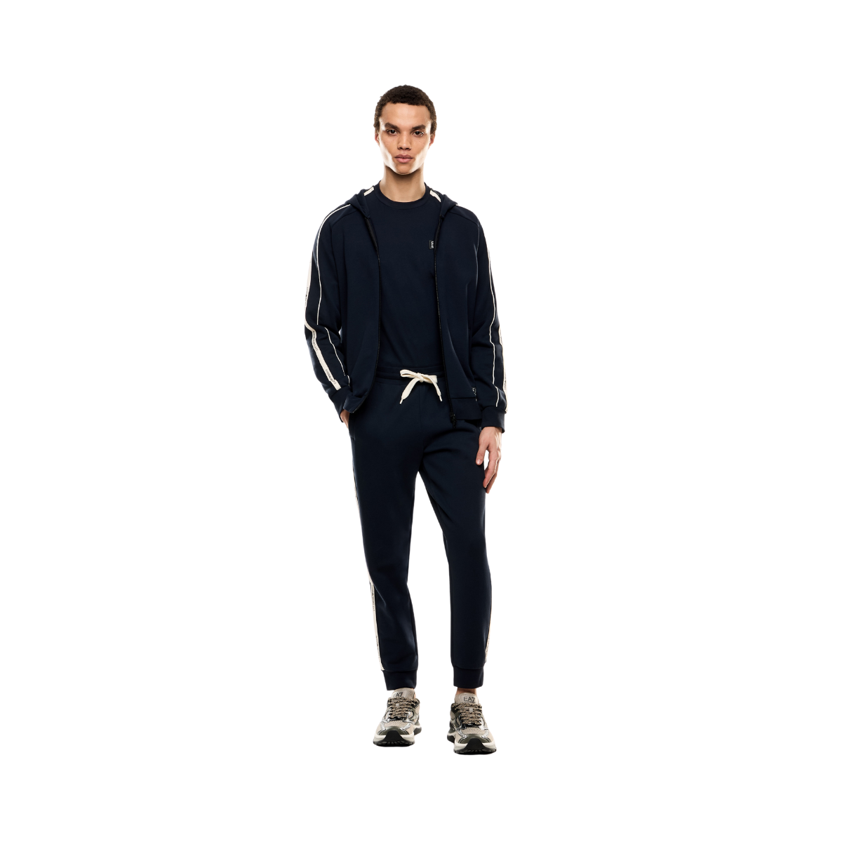 Train Logo T-Shirt - Armani Blue