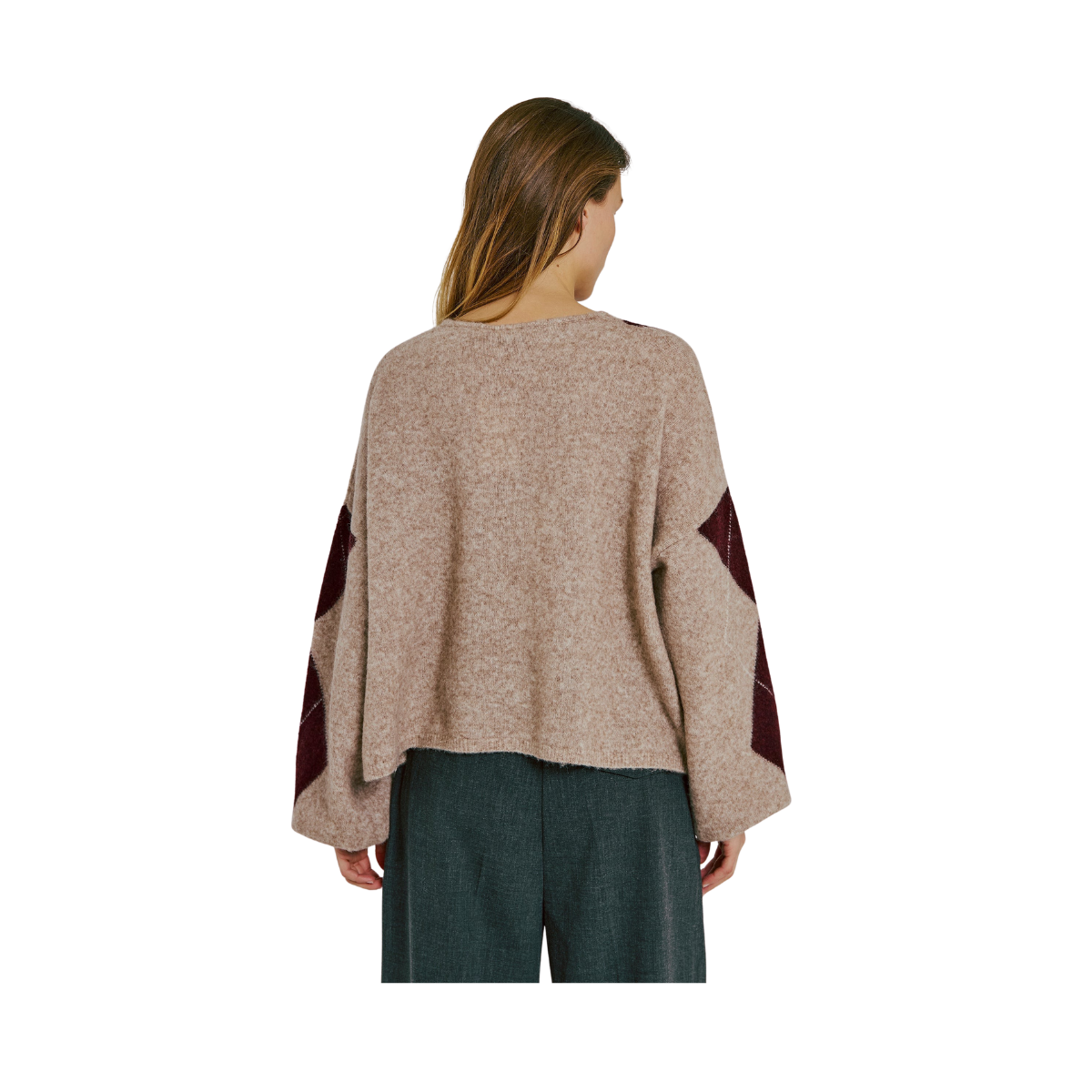 Logan Knit Cardigan - BORDEAUX