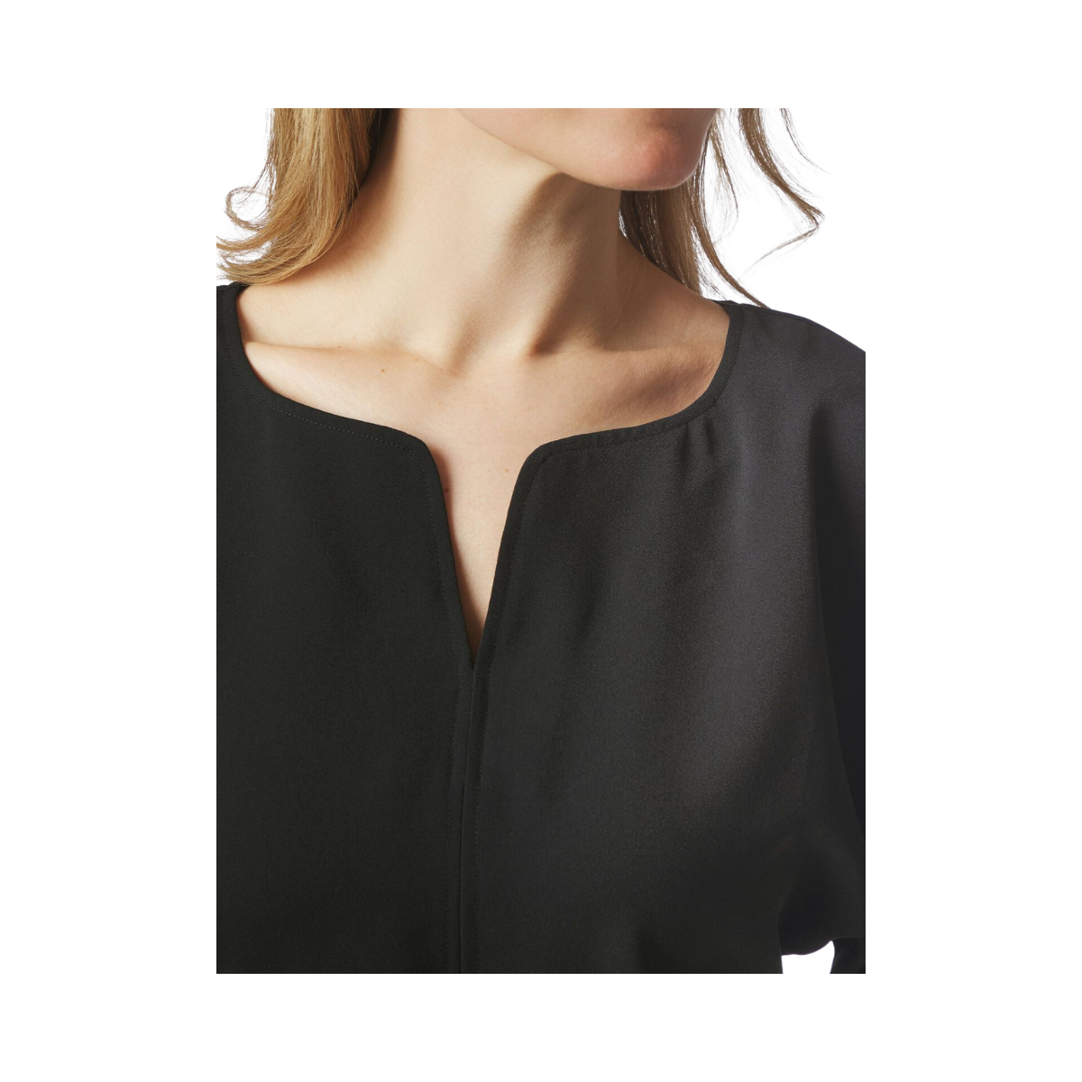 Josine Crepe Blouse - Black