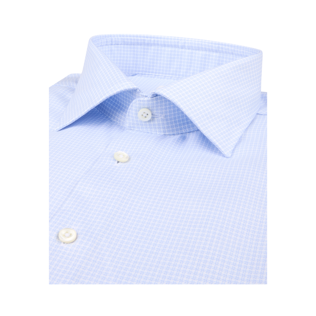 Regular C77 RM cuff - Light blue check