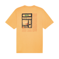 Café T-Shirt - Apricot Cream Orange