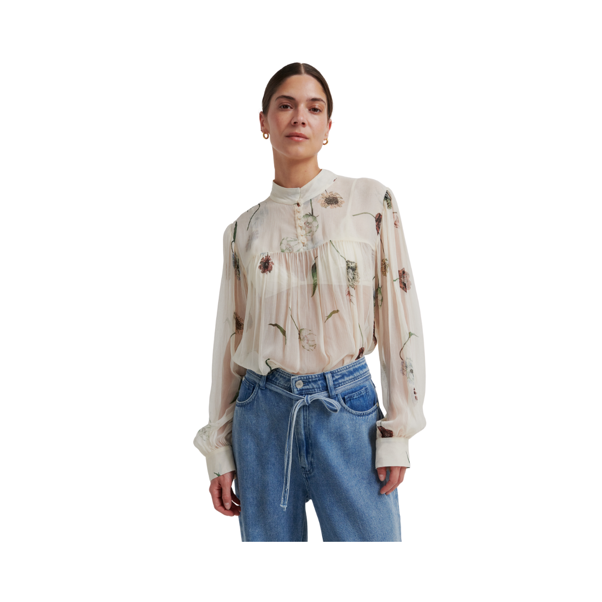 Florala Blouse - Summer sand