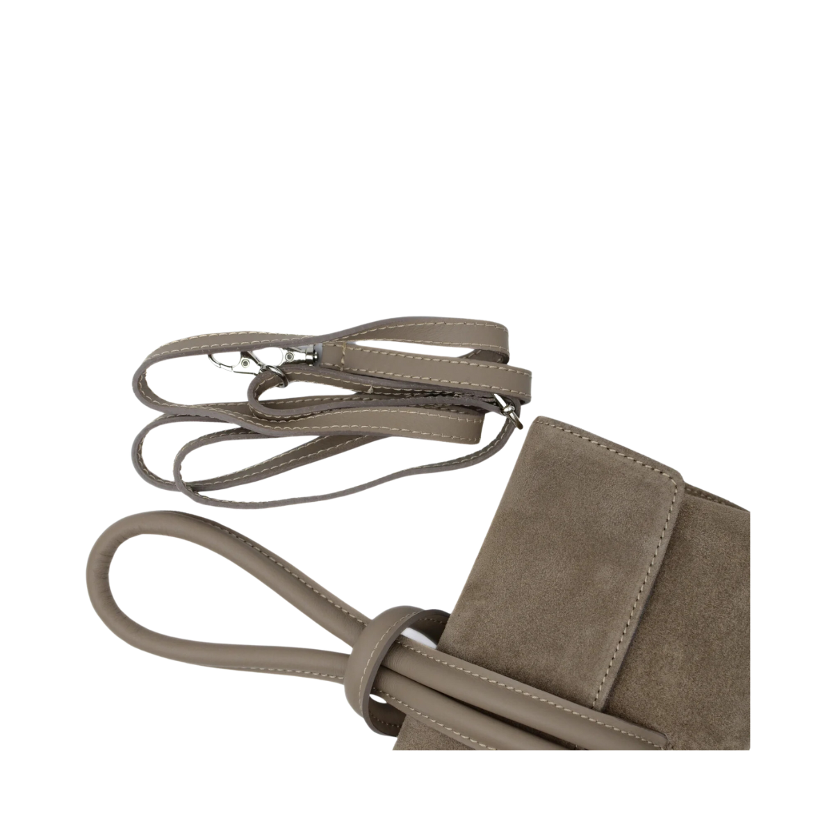 Suede Bag - Taupe