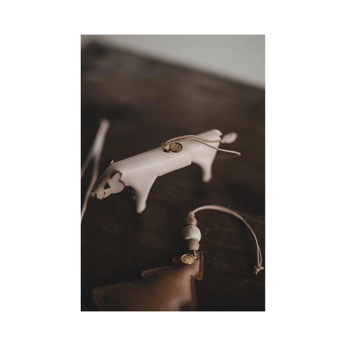 Ornament Lion Julgransdekoration - BEIGE