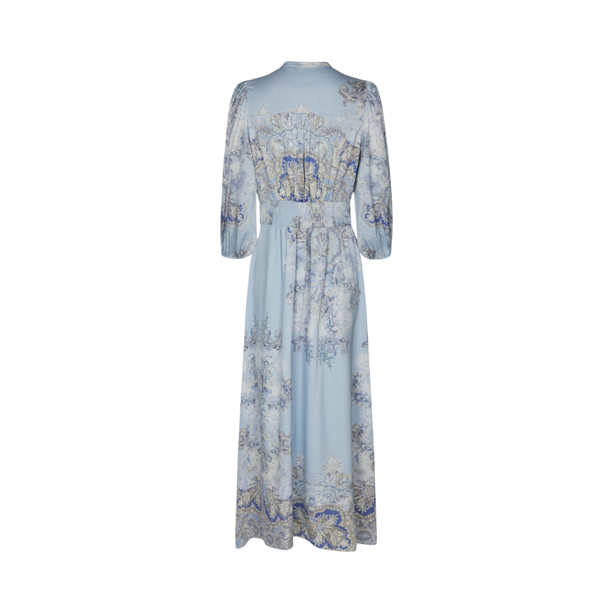 Stellar Artist Paisley Dress - Light Blue