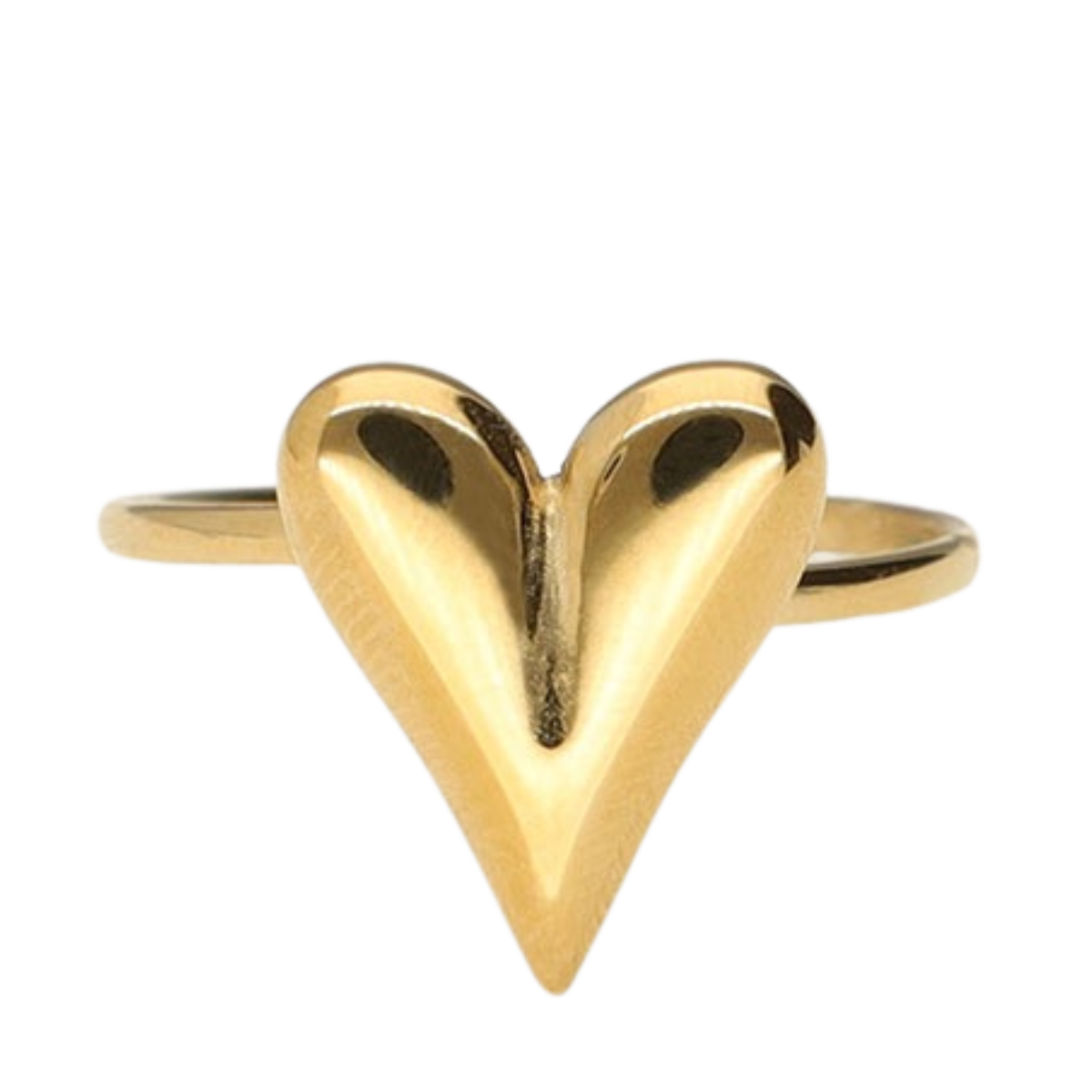 Ring with heart - 1200 Gold
