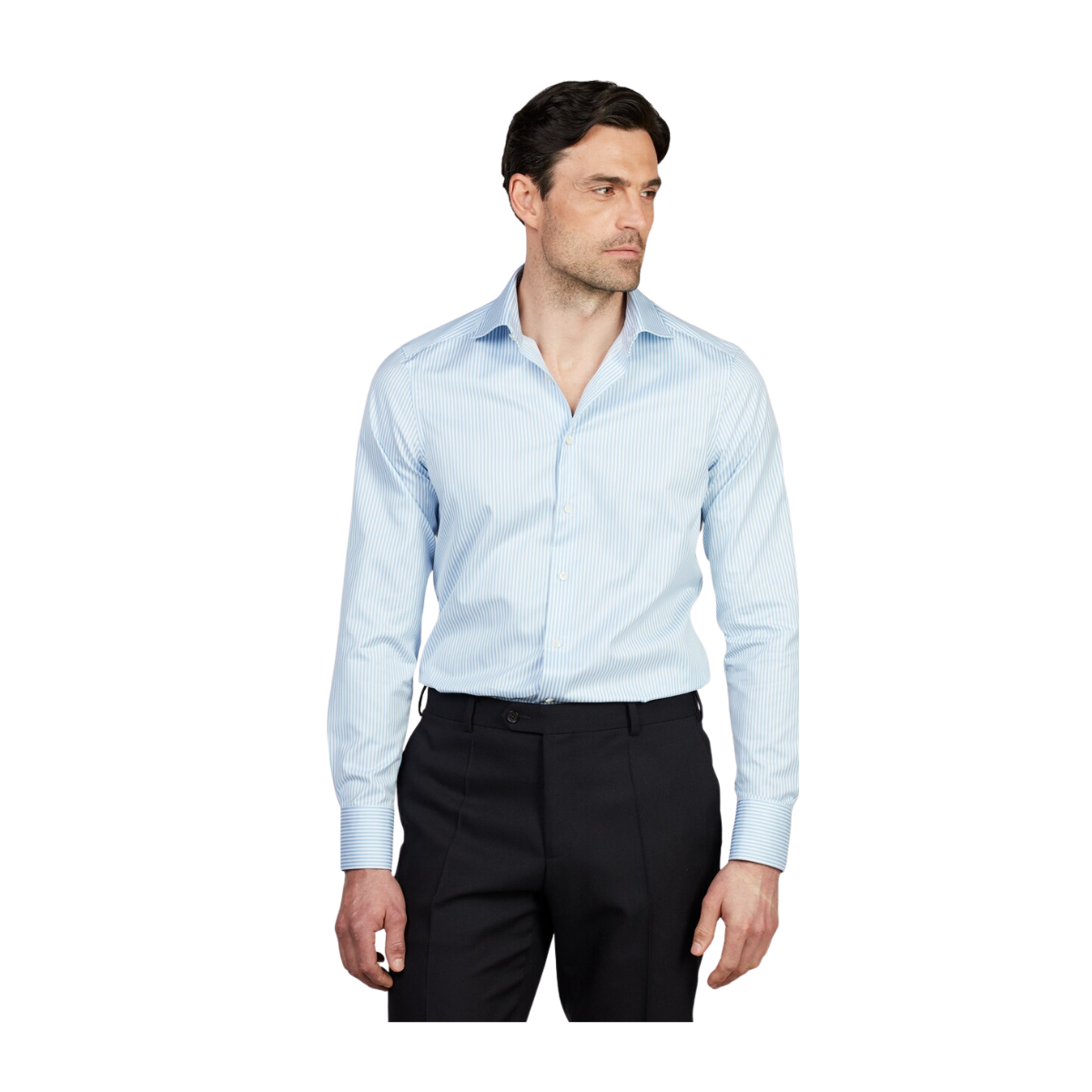 Regular C75 RM cuff - Light Blue Stripe