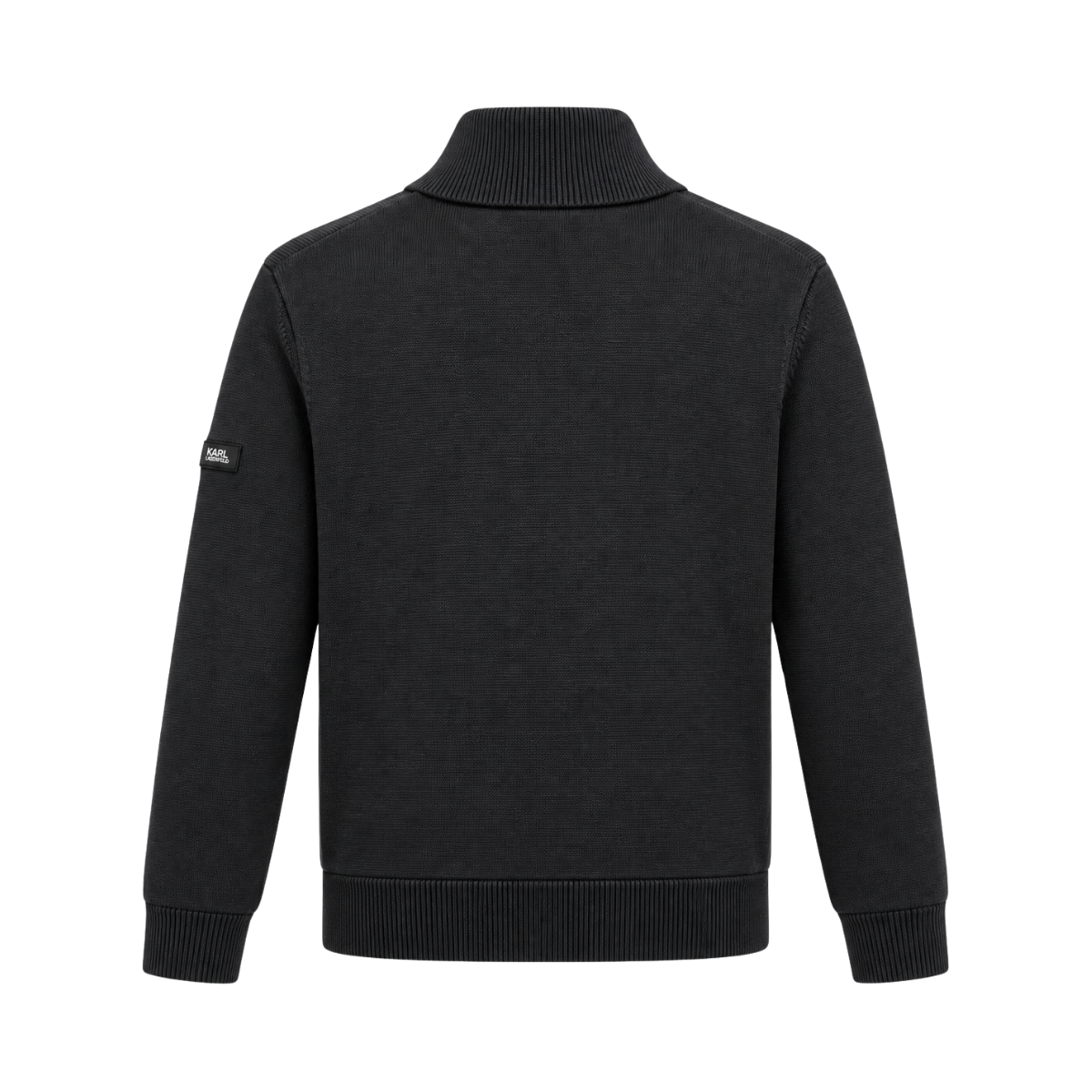 Knit Zip Jacket - Black