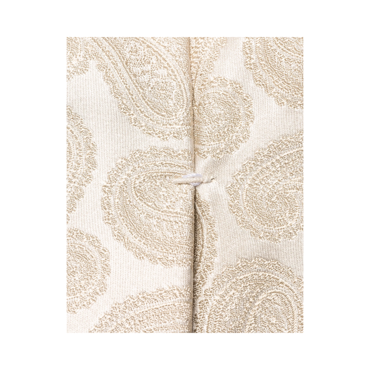 Paisley Woven Silk Tie - 30 Beige