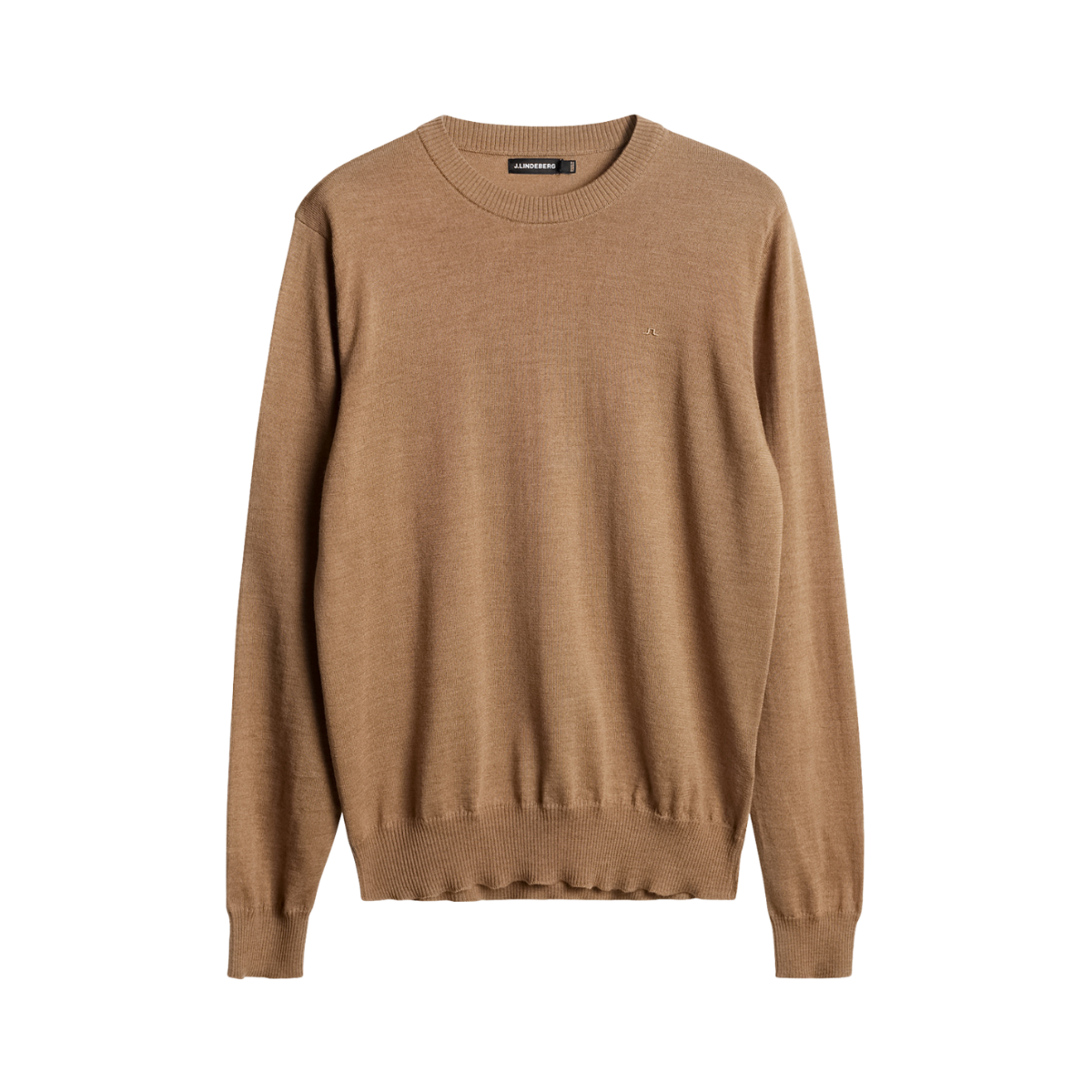 Keane Merino Crew Neck Sweater - Brown