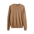 Keane Merino Crew Neck Sweater - Brown