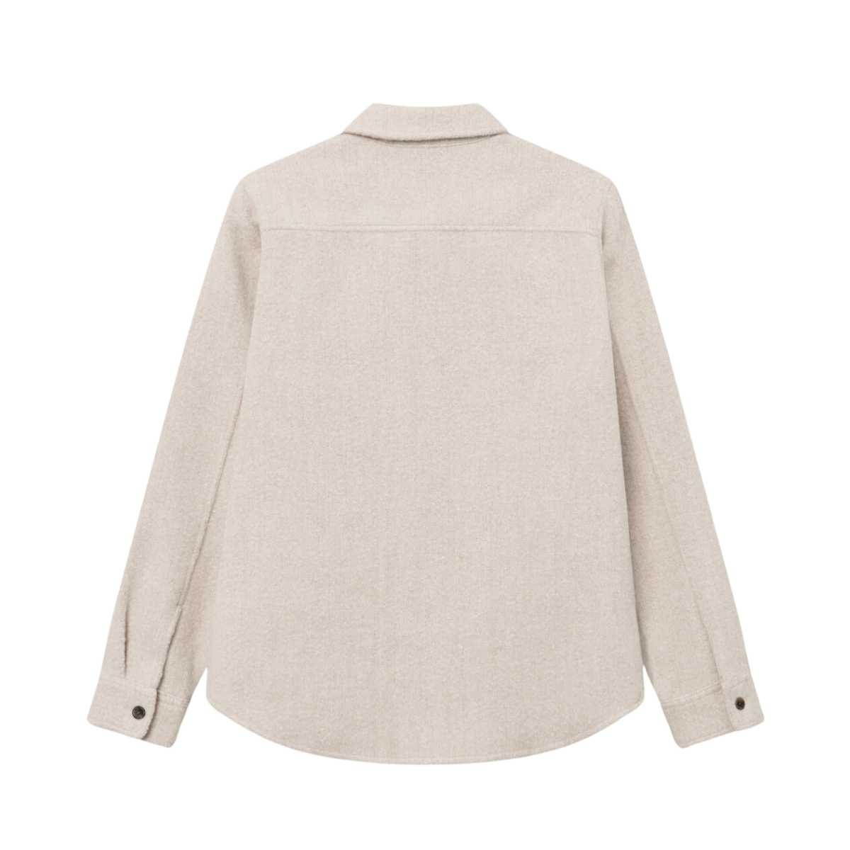 Lennon Bouclé Overshirt - Beige