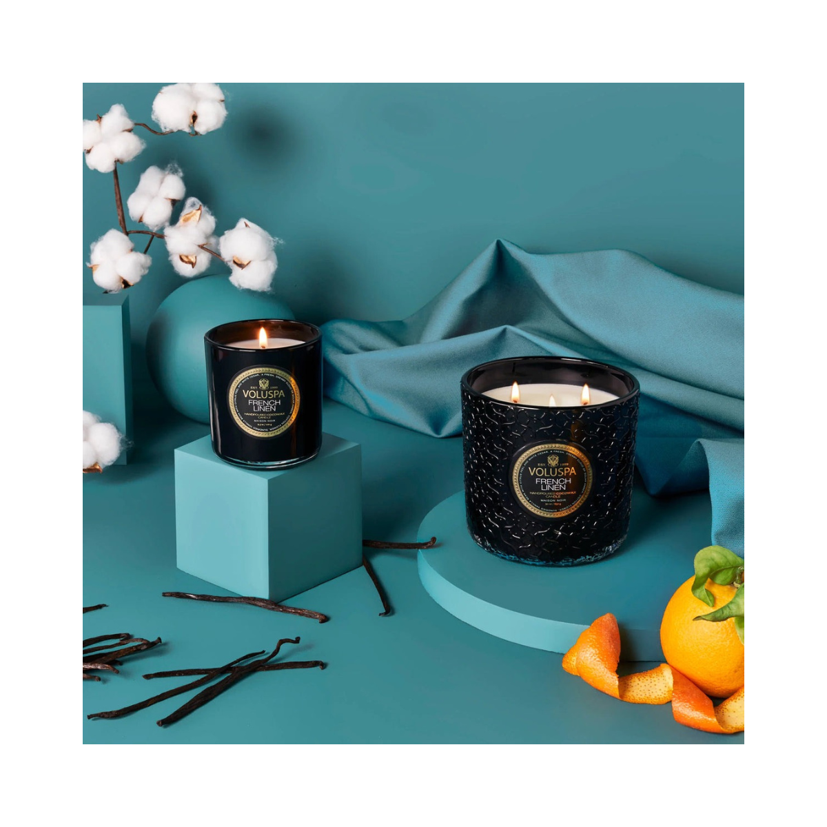 Classic Box Candle - 4 French Linen