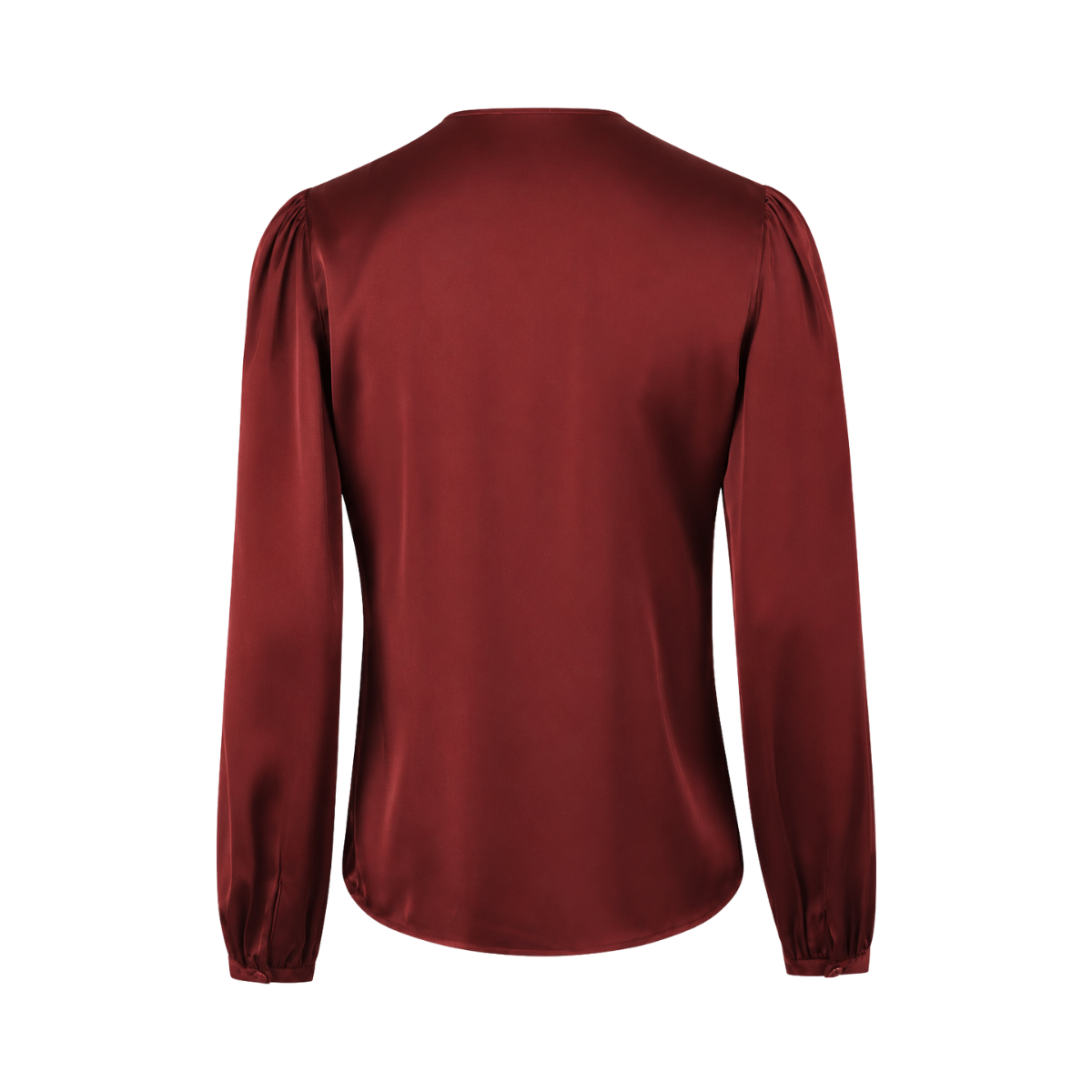 Mona Blouse Frill - 680 Dark Red