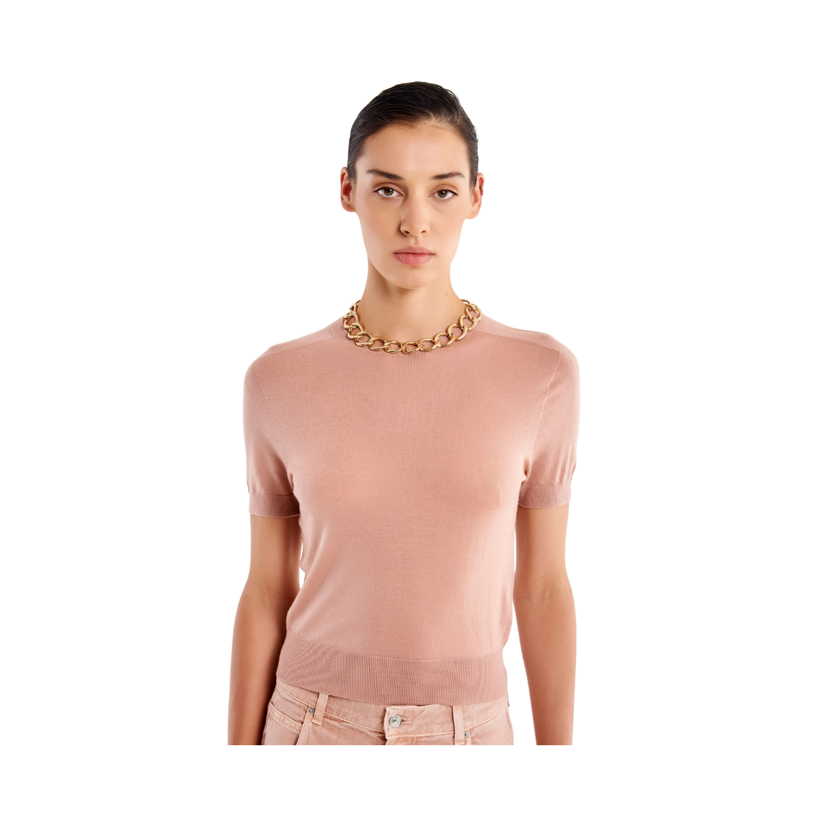Knitwear T-shirt - Acu Cipria