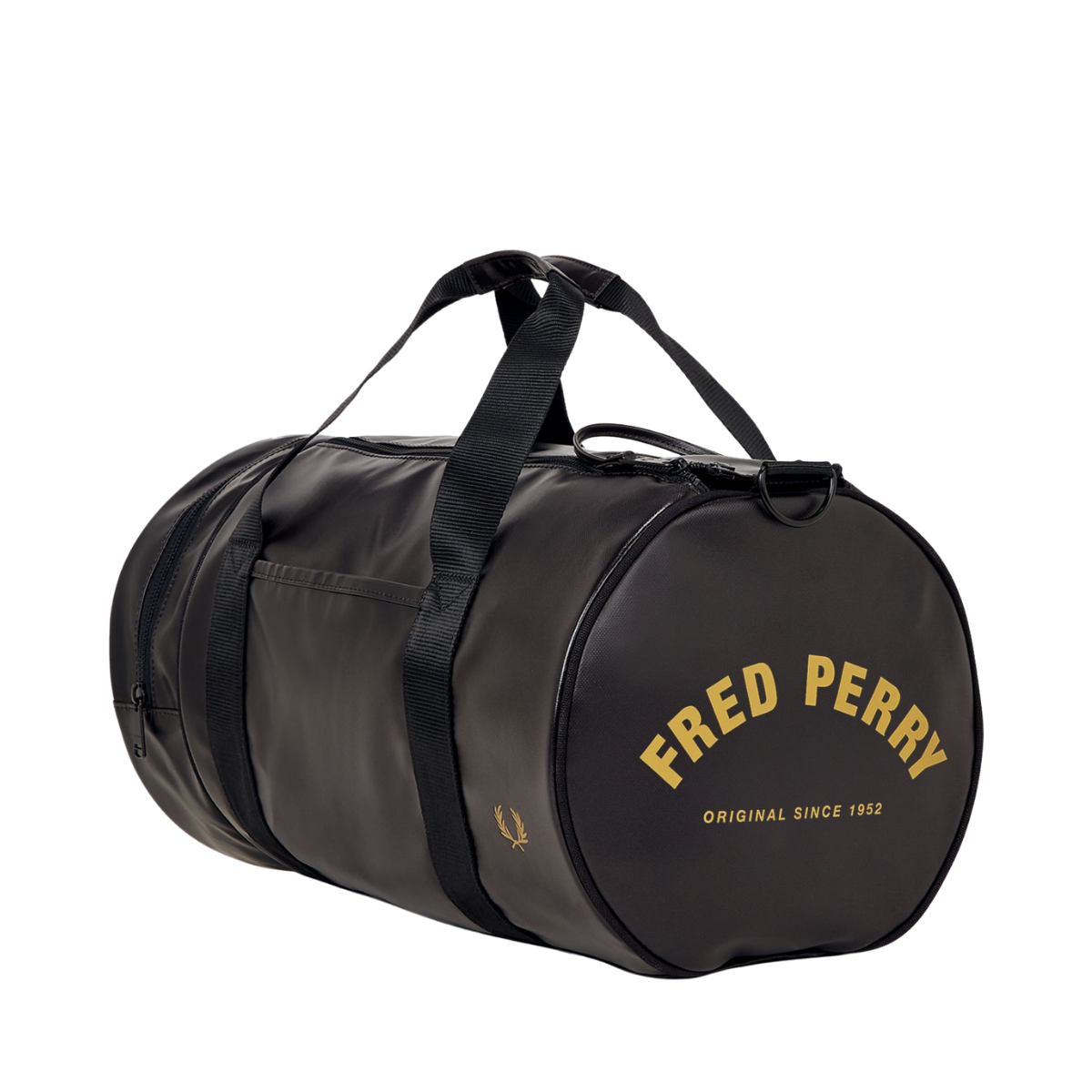 Tonal Classic Barrel Bag - Black/Gold