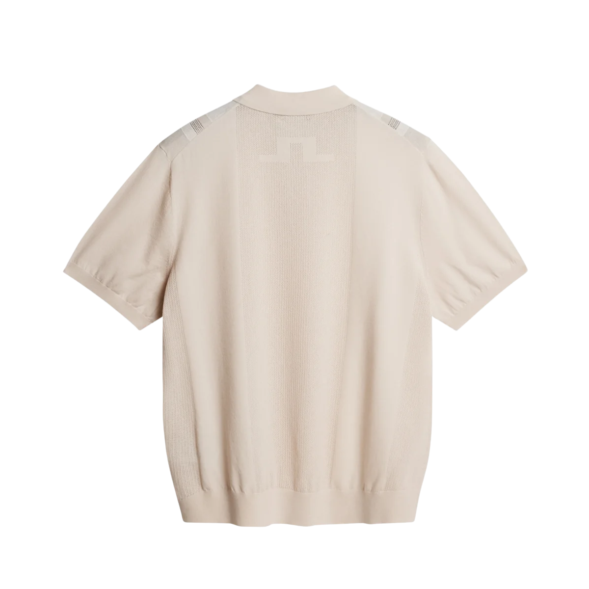 Reymond Stripe Knit Polo - Moonbeam