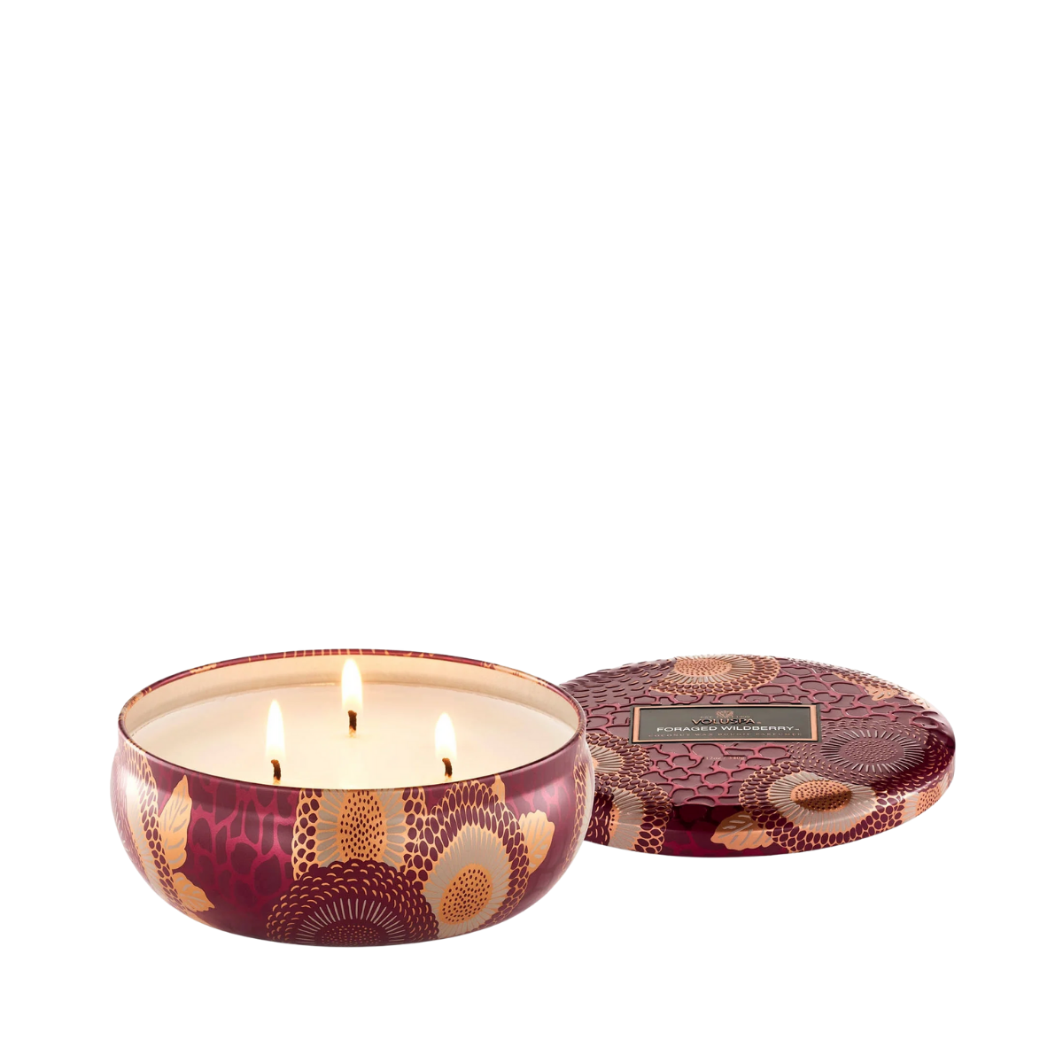 3 Wick Tin Candle - Foraged Wildberry