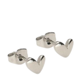 Studs heart - 1500 Silver