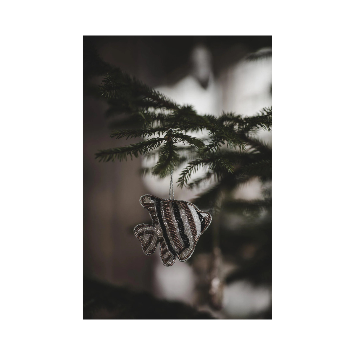 Ornament Fish Julgransdekoration - Black