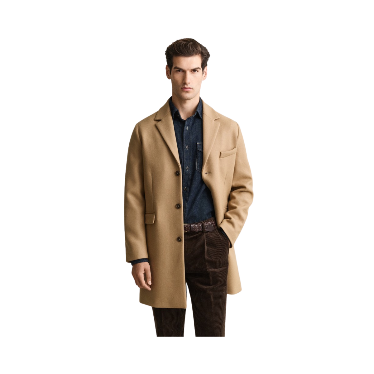 Classic Wool Coat - Light Taupe