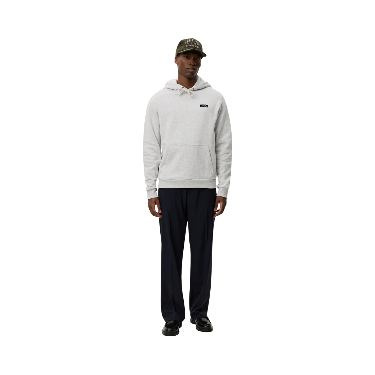 Patch Hoodie - Snow Melange