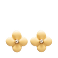 Seline Flower Earrings - Soft Yellow