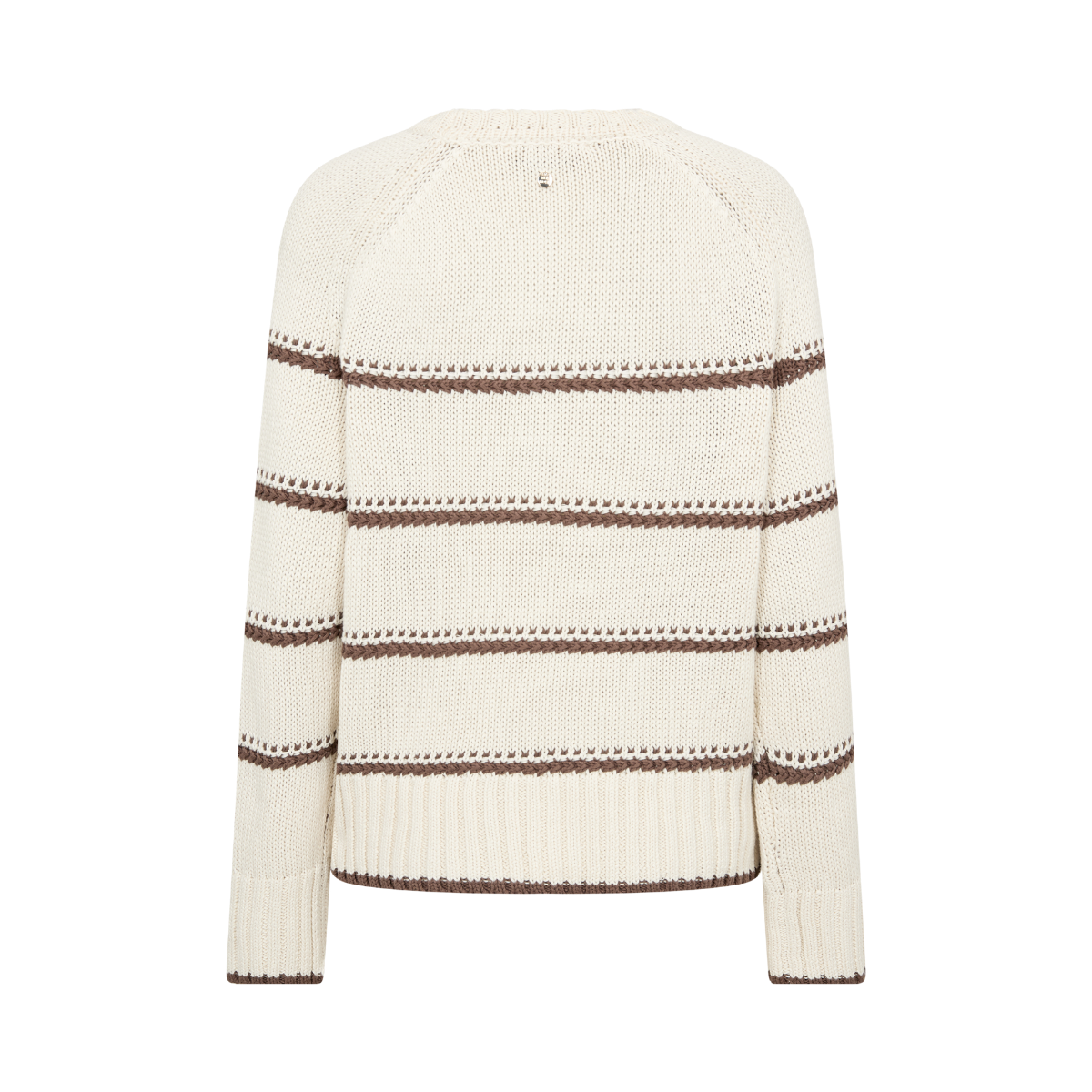 MMRola Bine Stripe Crewneck Knit - Coffee Quartz