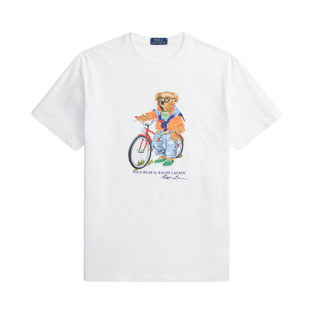 Knit T-Shirt - White Summer Bear