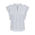 Jayla S Voile Top - White