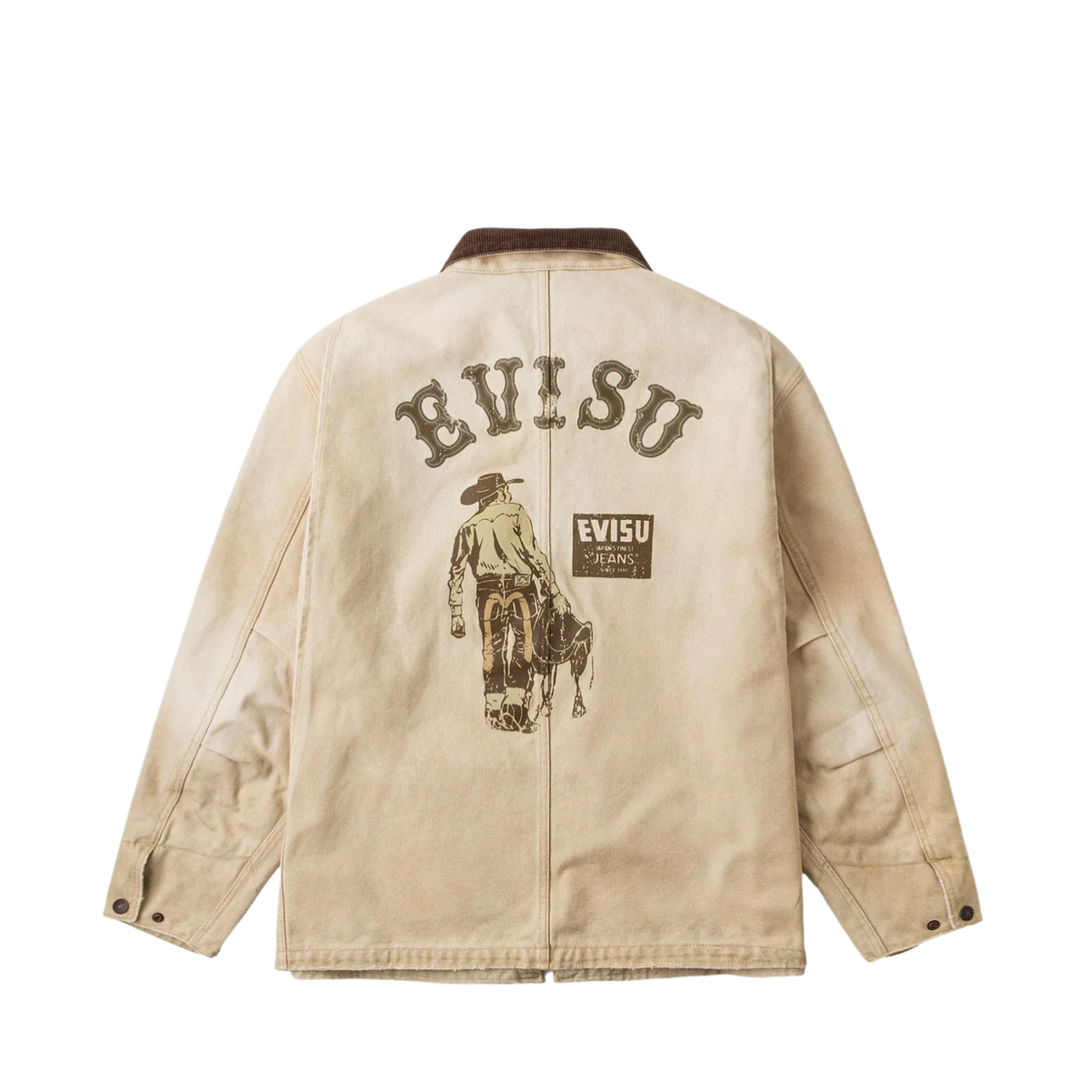 Vintage Canvas Coverall Jacket - BEIGE